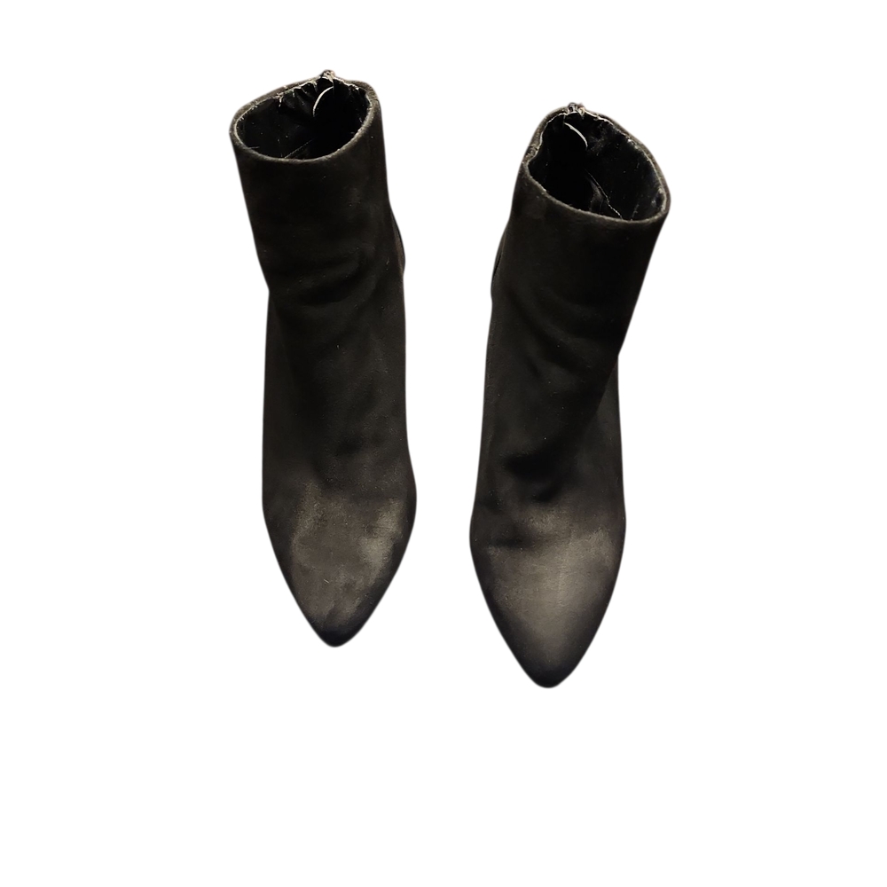 Express Black Heeled Boots